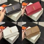 Saint Laurent Sunset Clutch Black Leather 22Cm 8109970SX0W 1000 - Image 10