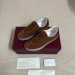 Gucci Men G75 Sneaker Light Brown Suede 845147 AAFGP 2361 - Image 4