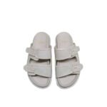Fendi Feel Slides Unisex Ff Motif Fabric White