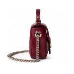 Gucci Gg Marmont Mini Top Handle Bag Red 17Cm ‎811238 Aaeck 6207 - Image 5