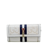 Gucci Jackie 1961 Chain Wallet Beige And Ebony Gg 19Cm 652681 Huhhg 8565