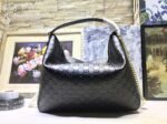 Gucci Signature Large Hobo Bag Black 38Cm - Image 10