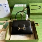 Gucci Horsebit 1955 Mini Bag Black 22Cm 703848 Aaa7G 1000 - Image 10