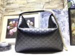 Gucci Signature Large Hobo Bag Black 38Cm - Image 8
