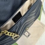Gucci Gg Marmont Leather Super Mini Bag Black 17Cm 476433 Dtdct 1000 - Image 9