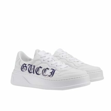 Gucci Women’S Sneaker With Logo White 708267 Upg70 9000