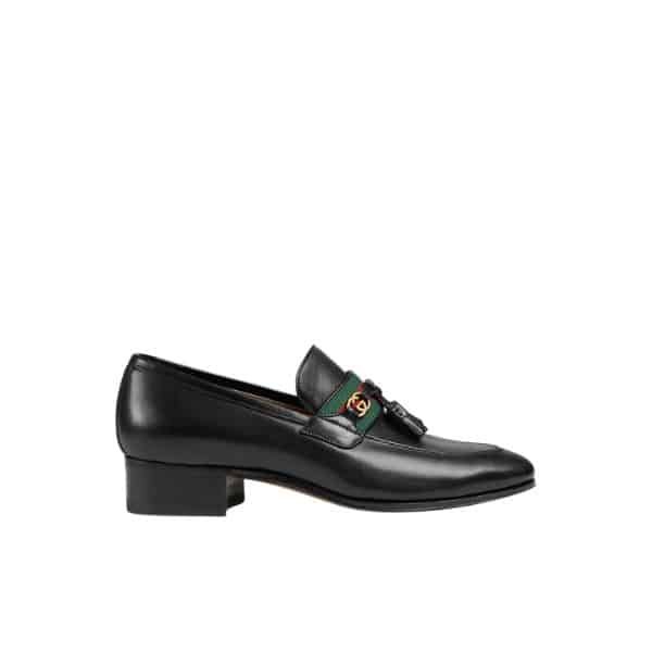 xr:d:DAFm-bbp3_U:69,j:1382999792116842346,t:23062703 Gucci Unisex Leather Interlocking G Black - Image 1