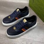 Gucci Sneaker Multicolor Side Bands Navy Blue - Image 4
