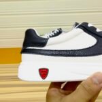 Gucci Gg Men’S Sneaker Leather Black And White - Image 7