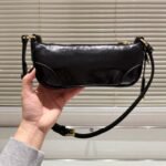 Prada Re Edition 2002 Leather Shoulder Bag Black 23Cm 1Bc201 2Cyr F0002 V Ooo - Image 3
