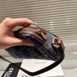 Celine Triomphe Baguette Bag In Denim Blue 22Cm - Image 4