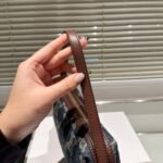 Celine Triomphe Baguette Bag In Denim Blue 22Cm - Image 6