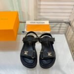 Louis Vuitton Sunset Flat Comfort Sandal Black 1Abhfz - Image 4