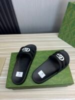 Gucci Slippers Sandals Mules Summer With Gg Logo White - Image 6