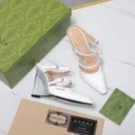 Gucci Women’s Wedge Mule White 827856 Clg00 9014 - Image 6