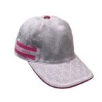 Gucci Gg Logo With Band Baseball Cap White