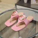 Gucci Women’S Gucci Blondie Thong Sandal Pink ‎739048 C9D00 5909 - Image 9