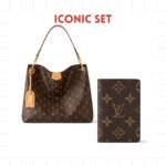 Iconic Set: Louis Vuitton Graceful Bag And Pocket Organizer Monogram Wallet