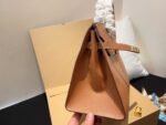 Gift Set: Hermes Birkin 25 Brown And Kelly 18 Brown Belt - Image 8