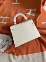 Hermes Kelly 28 Epsom Light Beige 28Cm Silver Hardware - Image 10