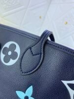 Louis Vuitton Neverfull Mm Monogram Empreinte Blue 31Cm M46514 - Image 6