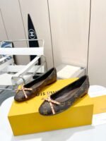 Louis Vuitton Nina Doll Shoes Monogram Canvas - Image 7