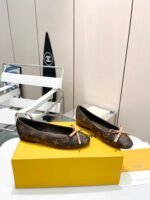 Louis Vuitton Nina Doll Shoes Monogram Canvas - Image 9