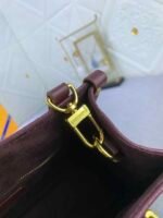 Louis Vuitton Onthego Mm Monogram Empreinte Wine Red 25Cm M46601 - Image 8