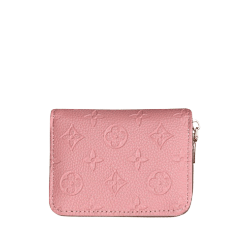 LVBAGS-1-1-41 Louis Vuitton Zippy Coin Purse Monogram Empreinte Light Pink 11Cm M60067 - Image 1