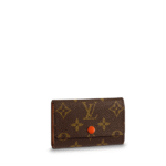 Louis Vuitton 6 Key Holder Brown And Orange 10Cm