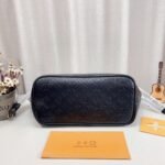 Louis Vuitton Neverfull Mm Monogram Empreinte Leather Black 31Cm M45685 - Image 9