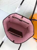 Louis Vuitton Damier Ebene Neverfull Mm Brown And Light Pink 32Cm N41603 - Image 2