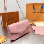 GIFT SET: LOUIS VUITTON FÉLICIE POCHETTE PINK & BLOSSOM DOUBLE STAR NECKLACE - Image 2