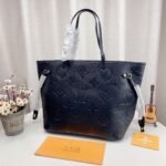 Louis Vuitton Neverfull Mm Monogram Empreinte Leather Black 31Cm M45685 - Image 2