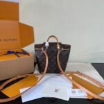 [Super Vip 1:1] Louis Vuitton Montsouris BB Monogram Canvas Brown 17Cm M45502 - Image 3