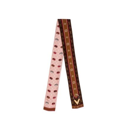 Louis Vuitton Minimalle Bandeau Pink Brown 120Cm