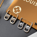 Louis Vuitton My Lv Chain Pearls Earrings Gold M01451 - Image 7