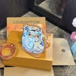 Louis Vuitton Nano Noé Lagoon Blue 16Cm M83620 - Image 4