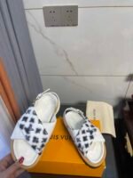Louis Vuitton Pool Pillow Flat Comfort Sandals White - Image 4