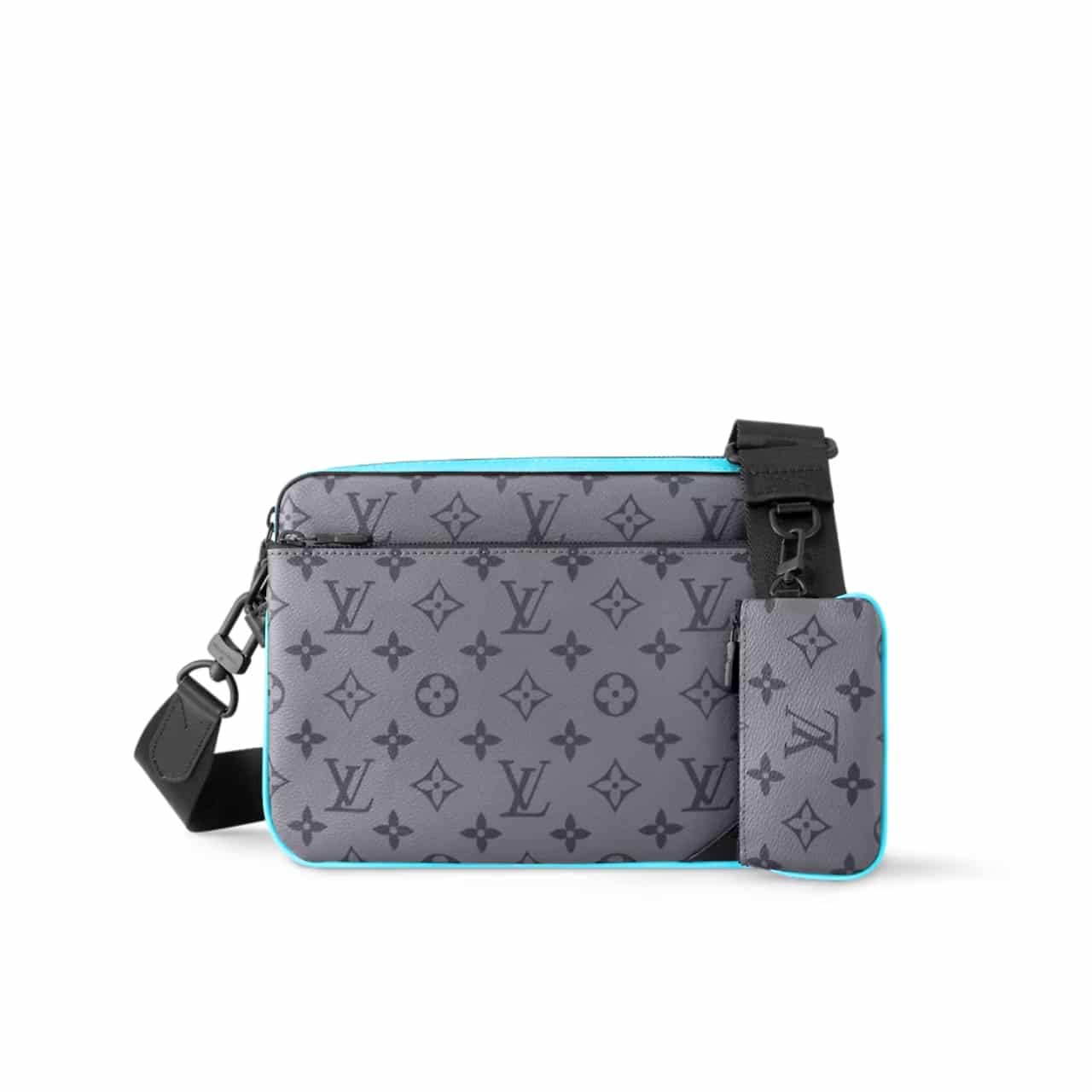 LVTT-2 Louis Vuitton Trio Messenger Turquoise 25Cm M69443 - Image 1