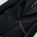 Louis Vuitton Monogram Belt Blazer Black 1Agnp3 - Image 4
