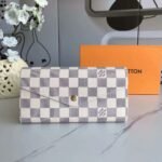 Gift Set: Louis Vuitton Graceful Pm Damier Azur And Sarah Wallet Damier Azur - Image 6
