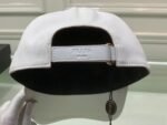 Prada Logo Letter Baseball Cap White - Image 6
