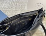 Prada Large Leather Handbag Black 40Cm 1Ba433 2Cyr F0002 V Ooo - Image 2