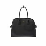 Prada Large Leather Tote Bag With Buckles Black 32Cm 1Bg508 2Cys F0002 V Ooo