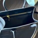 Prada Large Leather Tote Bag With Buckles Black 32Cm 1Bg508 2Cys F0002 V Ooo - Image 10