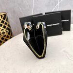 Prada Small Saffiano Leather Wallet Black And Gold 10Cm 1Ml036 Qhh F0002 - Image 3