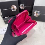 Prada Saffiano Leather Coin Purse Peony Pink Wallet 10Cm 1Mm268 Qwa F0505 - Image 3