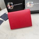 GIFT SET: PRADA CLEO BAG CHERRY RED & SAFFIANO SMALL WALLET RED - Image 6