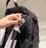 Prada Re Nylon And Saffiano Leather Backpack Black 43Cm 2Vz048 2Dmg F0002 - Image 3